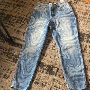 Hollister curvy high-Rise mom jeans Hollister vintage stretch  size W26 L -27